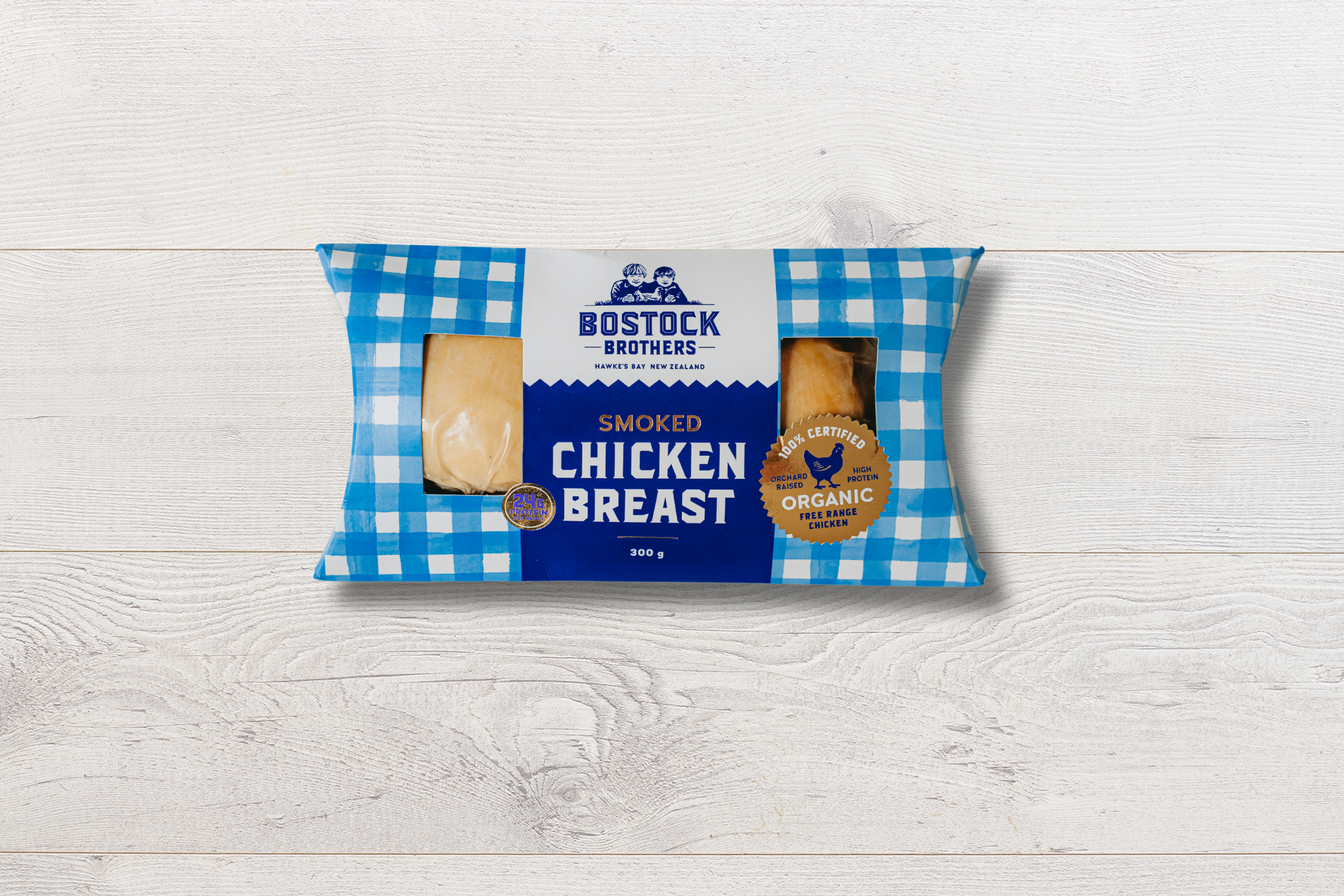 Organic Smoked Chicken Breast - 300g Bostocks
