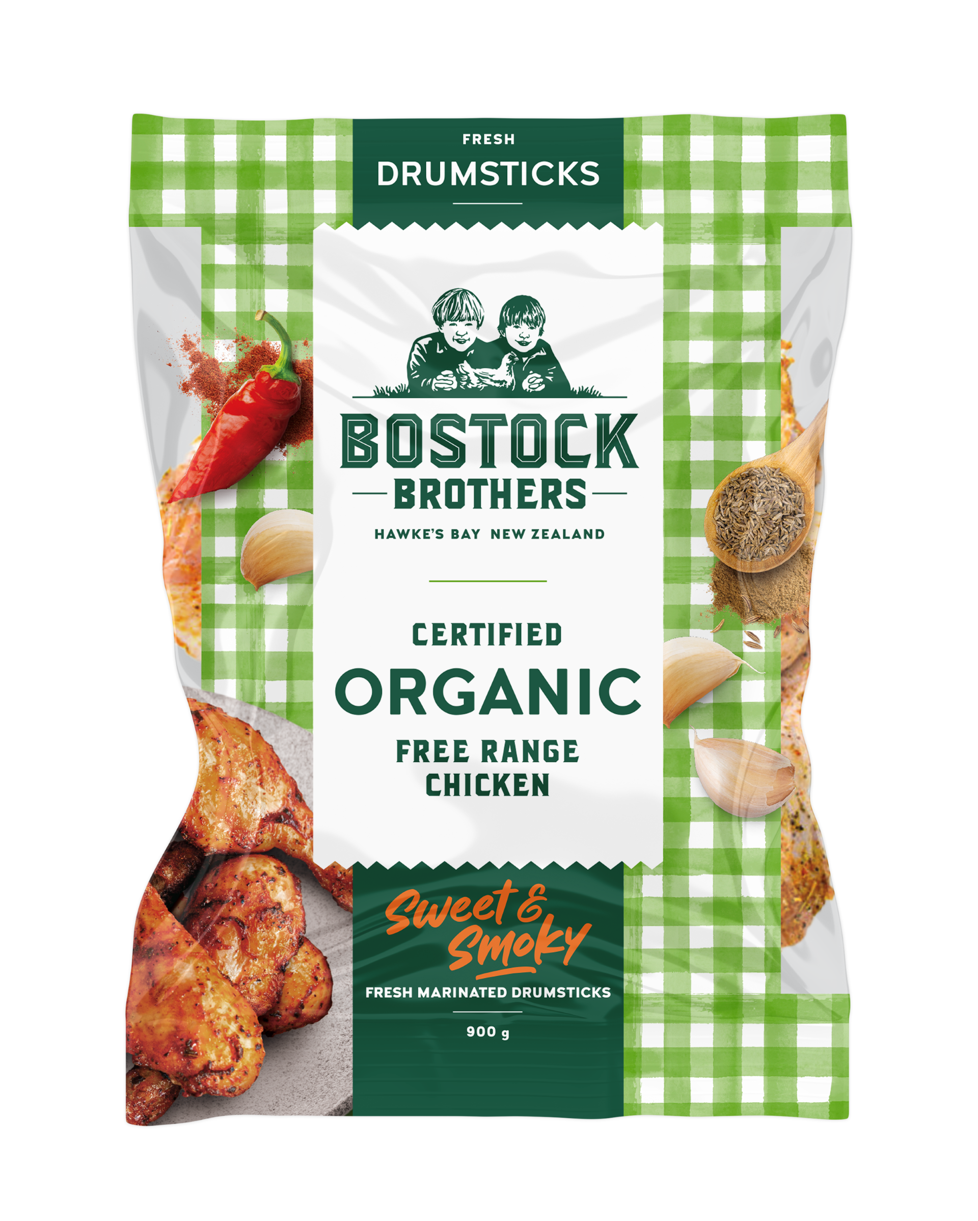 SWEET & SMOKY DRUMSTICKS - 900G Bostocks